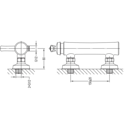 Змішувач для душу Omnires Armance antique copper (AM5240ORB) Змішувач для душу Omnires Armance antique copper (AM5240ORB)