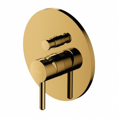 Смеситель для ванны та душу скрытого монтажа Omnires Y gold (Y1235GL)