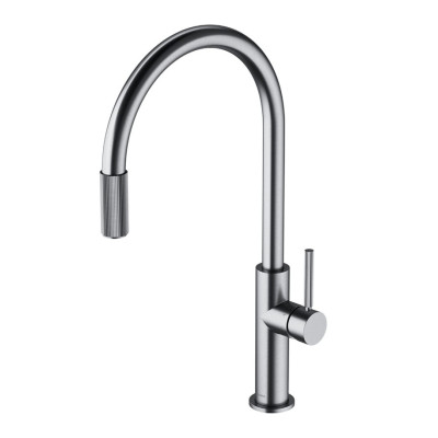 Змішувач для кухни Omnires Switch з функцією фільтра для води, nickel (SW9057-FD1NI)