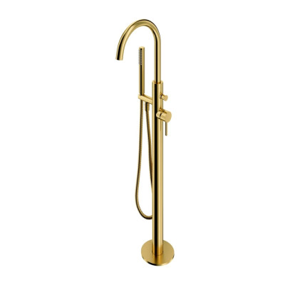 Змішувач для ванни окремостоячий Omnires Y brushed brass (Y1233BSB)