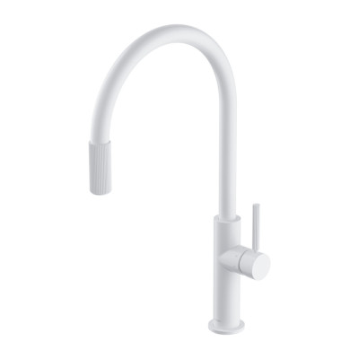 Змішувач для кухни Omnires Switch з функцією фільтра для води, white matt (SW9057-FD1WM)