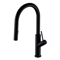 Змішувач для кухни Omnires Bend matt black (BE6455BL)