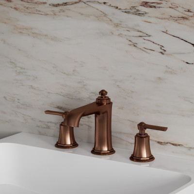 Змішувач для умивальника Omnires Armance , на три отвори, antique copper (AM5214ORB) Змішувач для умивальника Omnires Armance , на три отвори, antique copper (AM5214ORB)