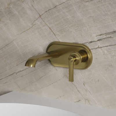 Змішувач для умивальника прихованого монтажу Omnires Armance brushed brass (AM5215BSB) Змішувач для умивальника прихованого монтажу Omnires Armance brushed brass (AM5215BSB)