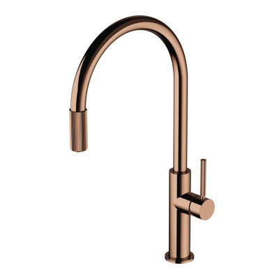 Змішувач для кухни Omnires Switch з функцією фільтра для води, copper (SW9057-FD1CP)