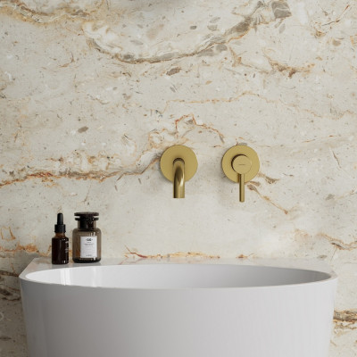 Змішувач для умивальника Omnires Y прихованого монтажу brushed gold (Y1215HGLB) Змішувач для умивальника Omnires Y прихованого монтажу brushed gold (Y1215HGLB)