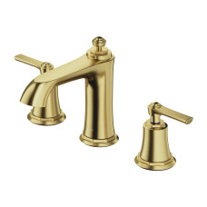 Змішувач для умивальника Omnires Armance , на три отвори, brushed brass (AM5214BSB)