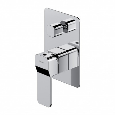 Смеситель для ванны та душу Omnires Slide скрытого монтажа, chrome (SL7735CR)