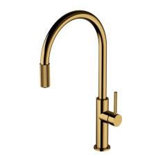 Змішувач для кухни Omnires Switch з функцією фільтра для води, gold (SW9057-FD1GL)