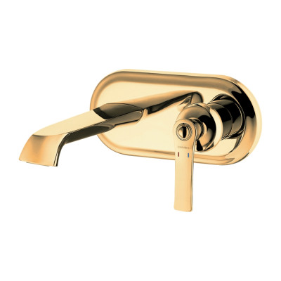 Смеситель для умывальника скрытого монтажа Omnires Armance gold (AM5215GL)