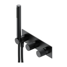 Смеситель для ванны та душу Omnires Contour скрытого монтажа, antracite (CT8035/1AT)