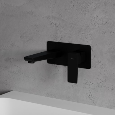Змішувач для умивальника прихованого монтажу Omnires Parma black mat (PM7415BL) Змішувач для умивальника прихованого монтажу Omnires Parma black mat (PM7415BL)