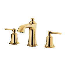 Змішувач для умивальника Omnires Armance , на три отвори, gold (AM5214GL)
