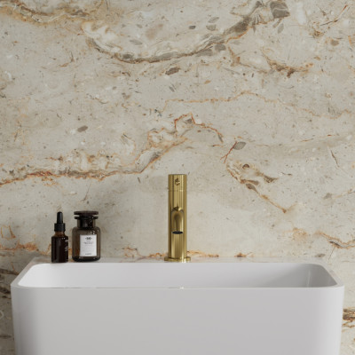 Змішувач для умивальника Omnires Y brushed gold (Y1210NGLB)