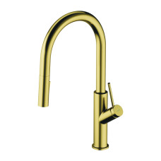 Змішувач для кухни Omnires Bend brushed brass (BE6455BSB)