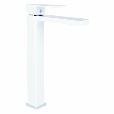 Смеситель для раковины Qtap Gemini высокий QTGEM269CRW45679 Chrome/White