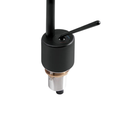Смеситель для раковины Qtap Virgo с поворотным изливом QTVIR1066103B Black Matt Смеситель для раковины Qtap Virgo с поворотным изливом QTVIR1066103B Black Matt