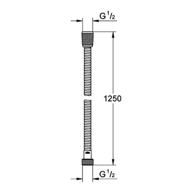 Душовий шланг Grohe Relexaflex Metal 28142002 1,25 м Душовий шланг Grohe Relexaflex Metal 28142002 1,25 м