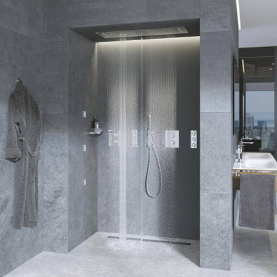 Шлангове підключення для настінного душу Grohe Grohtherm F 26878000 із вбудованим тримачем душу, хром Шлангове підключення для настінного душу Grohe Grohtherm F 26878000 із вбудованим тримачем душу, хром