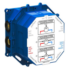 Внутрішня частина змішувача прихованого монтажу Paffoni Compact CPBOX 001 на 1-3 виходи