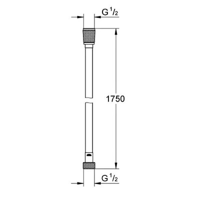 Душовий шланг Grohe Silverflex 28388000 1,75 м