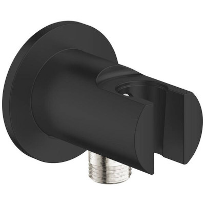 Шлангове підключення Grohe Tempesta 286282431 з тримачем для душу, чорний матовий