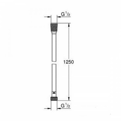 Душовий шланг Grohe Silverflex 26335000 1,25 м Душовий шланг Grohe Silverflex 26335000 1,25 м