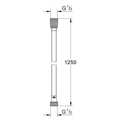 Душовий шланг Grohe Silverflex 28362001 хром, 1,25 м Душовий шланг Grohe Silverflex 28362001 хром, 1,25 м
