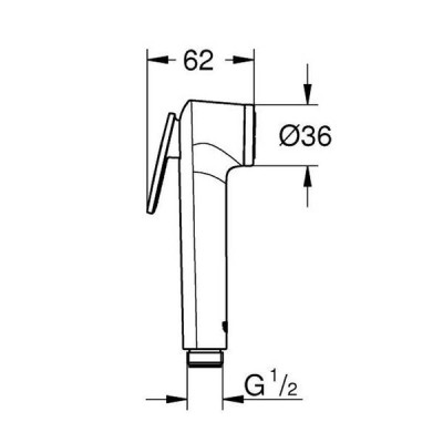 Гігієнічний душ Grohe Tempesta-F 27512001