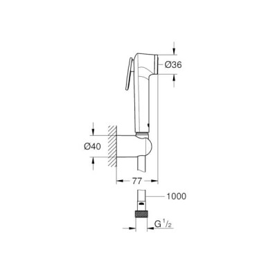 Гігієнічний душ Grohe Trigger Spray 26352000 Гігієнічний душ Grohe Trigger Spray 26352000