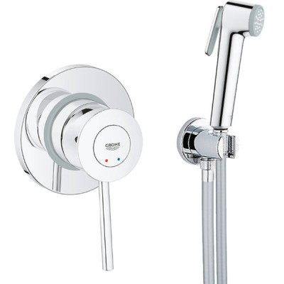 Гігієнічний душ Grohe Bau Classic UA11104802 зі змішувачем прихованого монтажу, хром