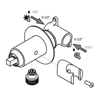 Гігієнічний душ Paffoni Tweet Round Mix Tondo ZDUP110RMSP зі змішувачем, колір - brushed copper Гігієнічний душ Paffoni Tweet Round Mix Tondo ZDUP110RMSP зі змішувачем, колір - brushed copper