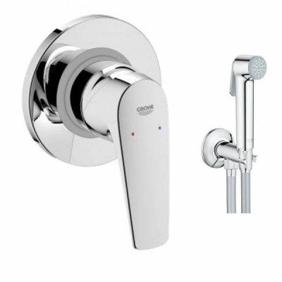 Гігієнічний душ Grohe Bau Flow UA12164600 зі змішувачем