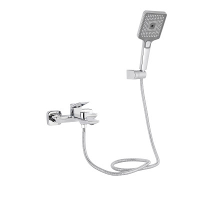 Змішувач для ванни Qtap Presto (з душовим гарнітуром) QTPRE259CRM45574 Chrome