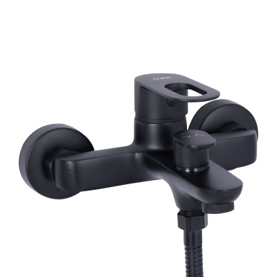 Смеситель для ванны Lidz Latwa 006 (c душевым гарнитуром) (k35) LDLAT006BLA45419 Black Смеситель для ванны Lidz Latwa 006 (c душевым гарнитуром) (k35) LDLAT006BLA45419 Black