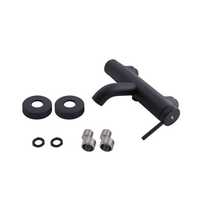 Змішувач для ванни Qtap Robin QTROB3060102B Black Matt Змішувач для ванни Qtap Robin QTROB3060102B Black Matt
