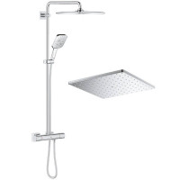 Душова система Grohe Rainshower SmartActive Cube 26652000 з термостатом, хром