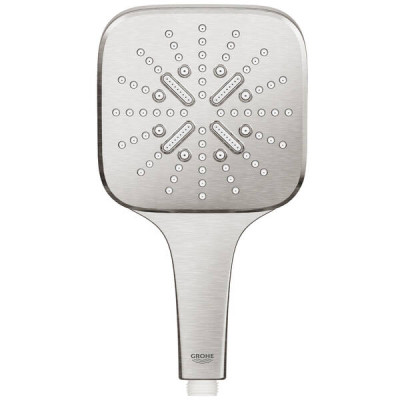 Ручний душ Grohe Rainshower SmartActive Cube 26582DC0 3 режими струменю, суперсталь