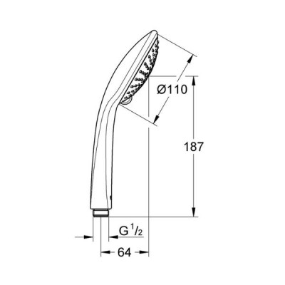 Ручний душ Grohe Euphoria Cosmopolitan 27222000