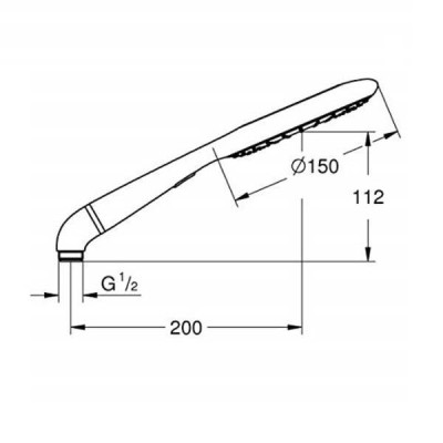 Ручний душ Grohe Rainshower Icon 27635000