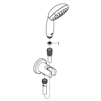 Душова система прихованого монтажу Grohe Tempesta 250 UA26416SC3 Душова система прихованого монтажу Grohe Tempesta 250 UA26416SC3