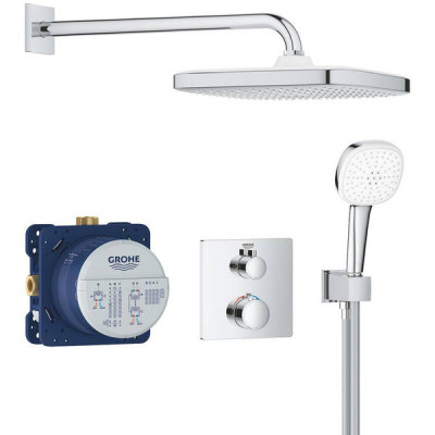 Душова система прихованого монтажу з термостатом Grohe Grohtherm 34871000