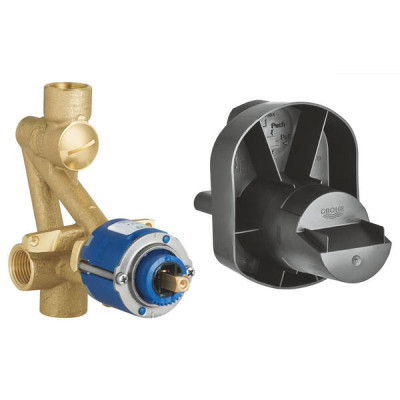 Душова система прихованого монтажу Grohe UA26415SC8 на 2 споживачі, чорний матовий Душова система прихованого монтажу Grohe UA26415SC8 на 2 споживачі, чорний матовий