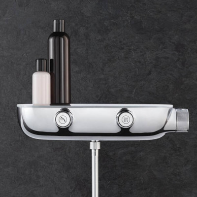 Душова система прихованого монтажу Grohe Rainshower System SmartControl 360 Mono Combi 26446000 з термостатом, хром Душова система прихованого монтажу Grohe Rainshower System SmartControl 360 Mono Combi 26446000 з термостатом, хром