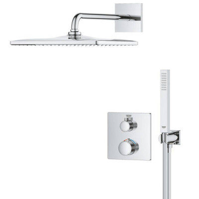 Душова система прихованого монтажу з термостатом Grohe Grohtherm 34870000 Душова система прихованого монтажу з термостатом Grohe Grohtherm 34870000