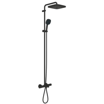 Душова система Grohe Tempesta Cosmopolitan 266912431 із виливом, чорний матовий