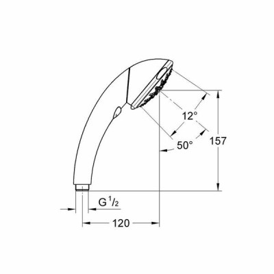 Ручний душ Grohe Movario 28393000 5 видів струменя