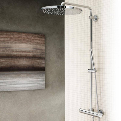 Душова система Grohe Rainshower System 400 27174001 з термостатом, хром Душова система Grohe Rainshower System 400 27174001 з термостатом, хром