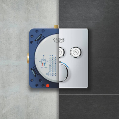 Душова система прихованого монтажу Grohe Grohtherm SmartControl 34706000 з термостатом, хром Душова система прихованого монтажу Grohe Grohtherm SmartControl 34706000 з термостатом, хром