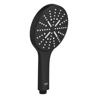 Ручний душ Grohe Rainshower Smartactive 22127KF0 чорний, 3 режими струменю